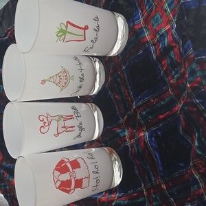 Festive Holiday Glass Set